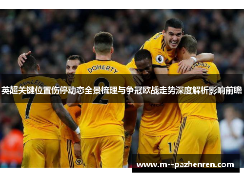英超关键位置伤停动态全景梳理与争冠欧战走势深度解析影响前瞻